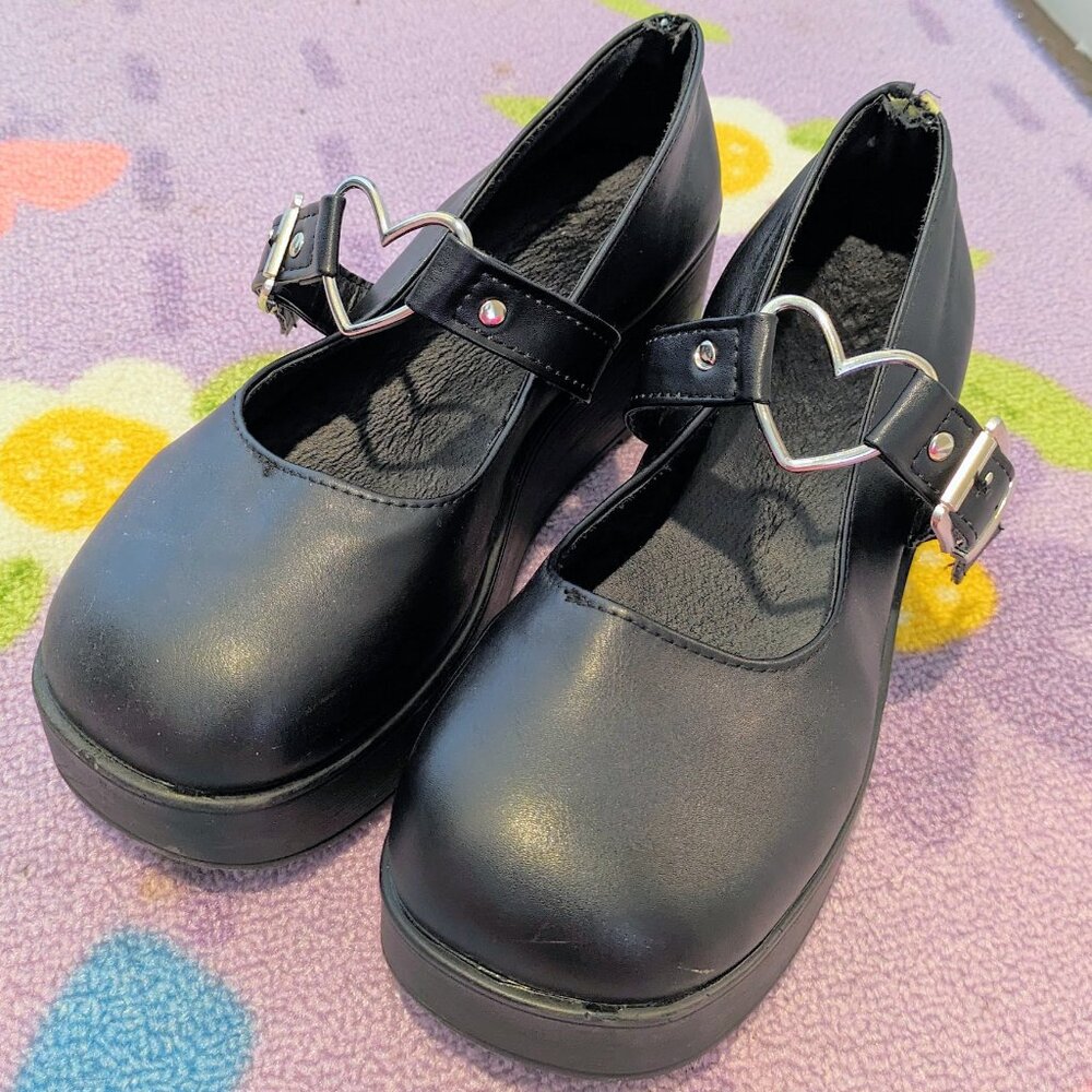 ♡ platform mary janes ♡